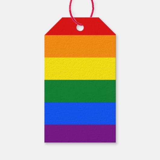 Regenboog (LGBT) Cadeaulabel (Voorkant)