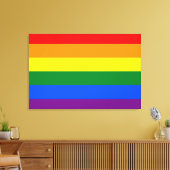 Regenboog (LGBT) Canvas Afdruk (Insitu (Woonkamer))