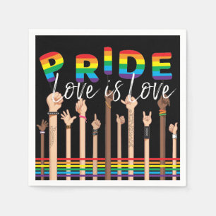 Regenboog LGBT-feestserviet voor Gay Pride Servet