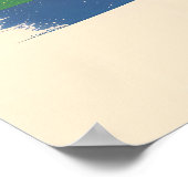 regenboog lgbt meisje, gay lesbisch, trots poster (Hoek)