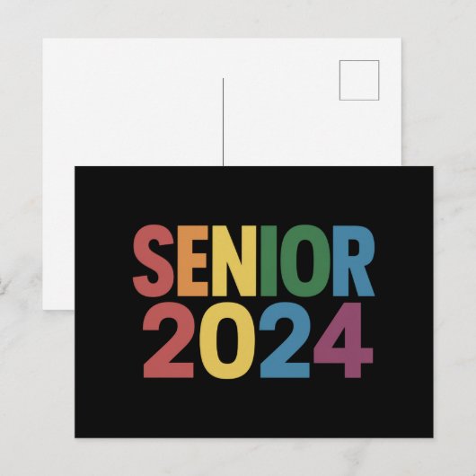 Regenboog LGBT Pride Afstudeerders 2024 Briefkaart (Voorkant / Achterkant)