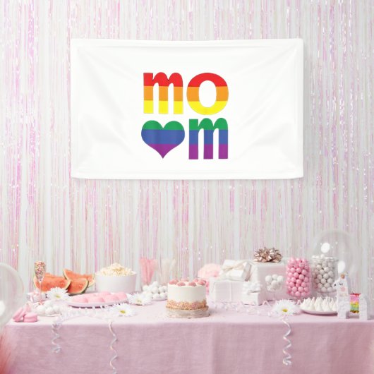 Regenboog LGBT Pride Maand Moederdag LGBT Spandoek (Feest)