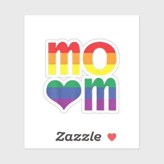Regenboog LGBT Pride Maand Moederdag LGBT Sticker (Vel)
