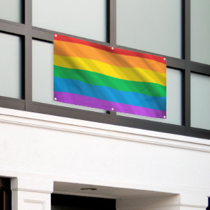 Regenboog LGBT Pride-vlagbanner   Liefde is Liefde Spandoek