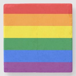 Regenboog (LGBT) vlag Stenen Onderzetter