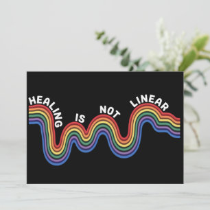 Regenboog LGBTQ mentale gezondheidsbewustzijn Kaart