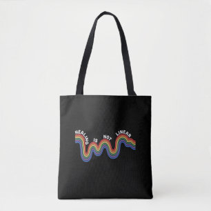 Regenboog LGBTQ mentale gezondheidsbewustzijn Tote Bag