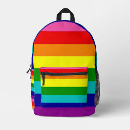 Regenboog LGBTQ Pride Kleurrijke Schooltas Bedrukte Rugzak