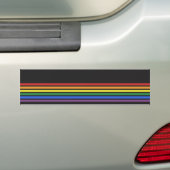 Regenboog LGBTQ-vlag Bumpersticker (Op auto)