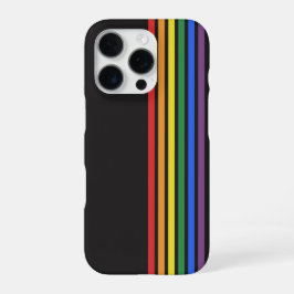 Regenboog LGBTQ Vlag iPhone 16 Pro Hoesje