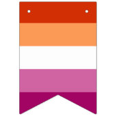 Regenboog LGBTQIA+ Bunting Flags Vlaggetjes (Derde vlag)