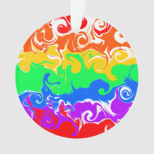 Regenboog LGBTQIA+ Kerstmis Ornament