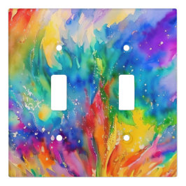 Regenboog licht schakelaar cover