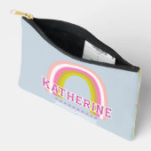 Regenboog Lichtblauw Etui (Open)