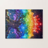 Regenboog Lichtboom Puzzel (Horizontaal)