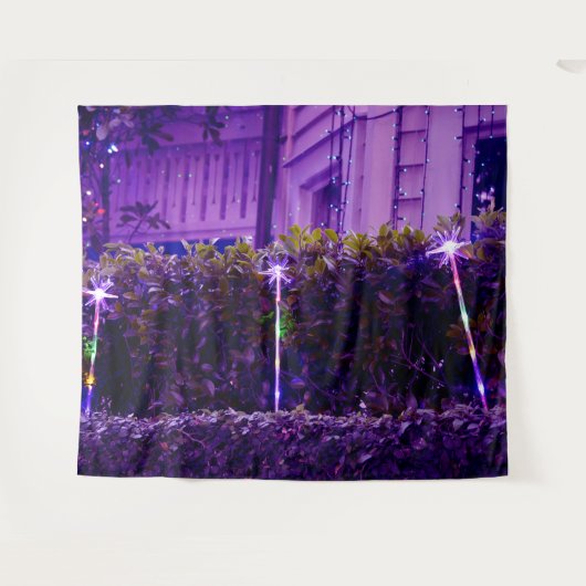 Regenboog Lichten in Auckland Tapestry Wandkleed (Voorkant (horizontaal))