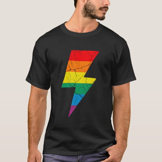 Regenboog Lichtflits T-shirt (Voorkant)