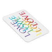 REGENBOOG LIEFDE 3x4 Flexibele Magneet (Rechterzijde)
