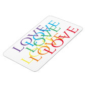 REGENBOOG LIEFDE 4x6 Flexibele Magneet (Linkerzijde)
