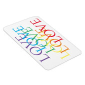 REGENBOOG LIEFDE 4x6 Flexibele Magneet (Rechterzijde)