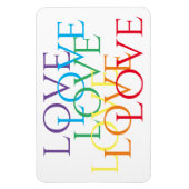 REGENBOOG LIEFDE 4x6 Flexibele Magneet (Verticaal)