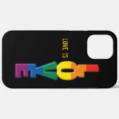 regenboog liefde Hoesje-Mate iPhone case (Achterkant (horizontaal))
