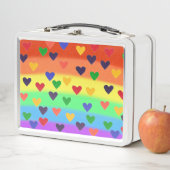 Regenboog Liefde, Kleurrijke harten Lunchboxen (In situ)