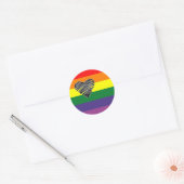 regenboog Liefde Sticker (Envelop)