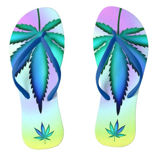 Regenboog Liefde Teenslippers (Voetbed)