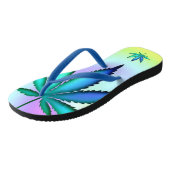 Regenboog Liefde Teenslippers (Schuin)