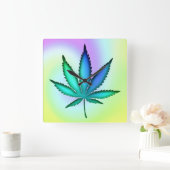 Regenboog Liefde  Vierkante Klok (Huis)