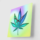 Regenboog Liefde  Vierkante Klok (Hoek)