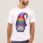 Regenboog Liefde Wint Gnome T-shirt (Voorkant)