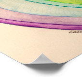 Regenboog Liefdes Harten Schilderij Kunst Posters  (Hoek)