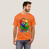 Regenboog Liefdesbloem T-shirt (Voorkant volledig)
