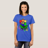 Regenboog Liefdesbloem T-shirt (Voorkant volledig)