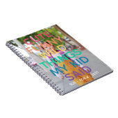 Regenboog Lieve Grappige Wilde Dingen Die Mijn Kin Notitieboek (Rechterzijde)