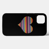Regenboog Lint Kabel Hart iPhone 7 Plus Hoesje (Achterkant (horizontaal))