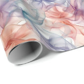 Regenboog linten op wit cadeaupapier (Rol Hoek)