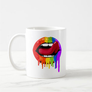 REGENBOOG LIPPEN KOFFIEMOK