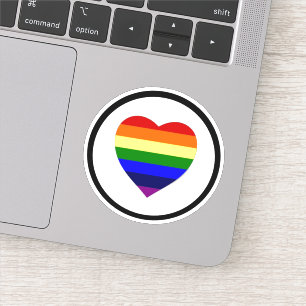 Regenboog Logo Vinyl Sticker