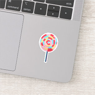 Regenboog Lolly Sticker