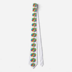 Regenboog Lollypop Snoepjes Dessert Eten Keuken Ku Stropdas