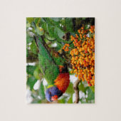 Regenboog Lorikeeten Australië Legpuzzel (Verticaal)