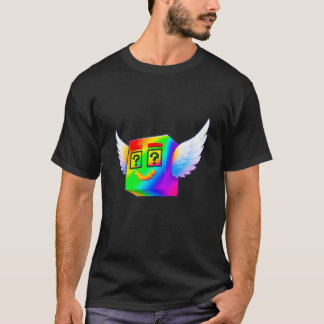 Regenboog Lucky Block Mythisch Nieuw Geheim Brainr T-shirt