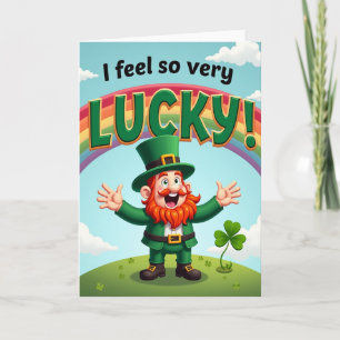Regenboog Lucky Leprechaun Scene Kaart