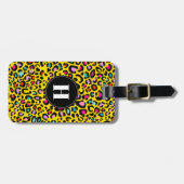 Regenboog Luipaard Bagage Label (Voorkant horizontaal)