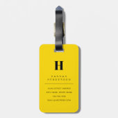 Regenboog Luipaard Bagage Label (Achterkant verticaal)