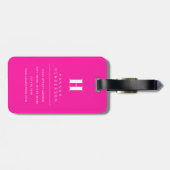 Regenboog Luipaard Bagage Label (Achterkant horizontaal)