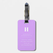 Regenboog Luipaard Bagage Label (Achterkant verticaal)